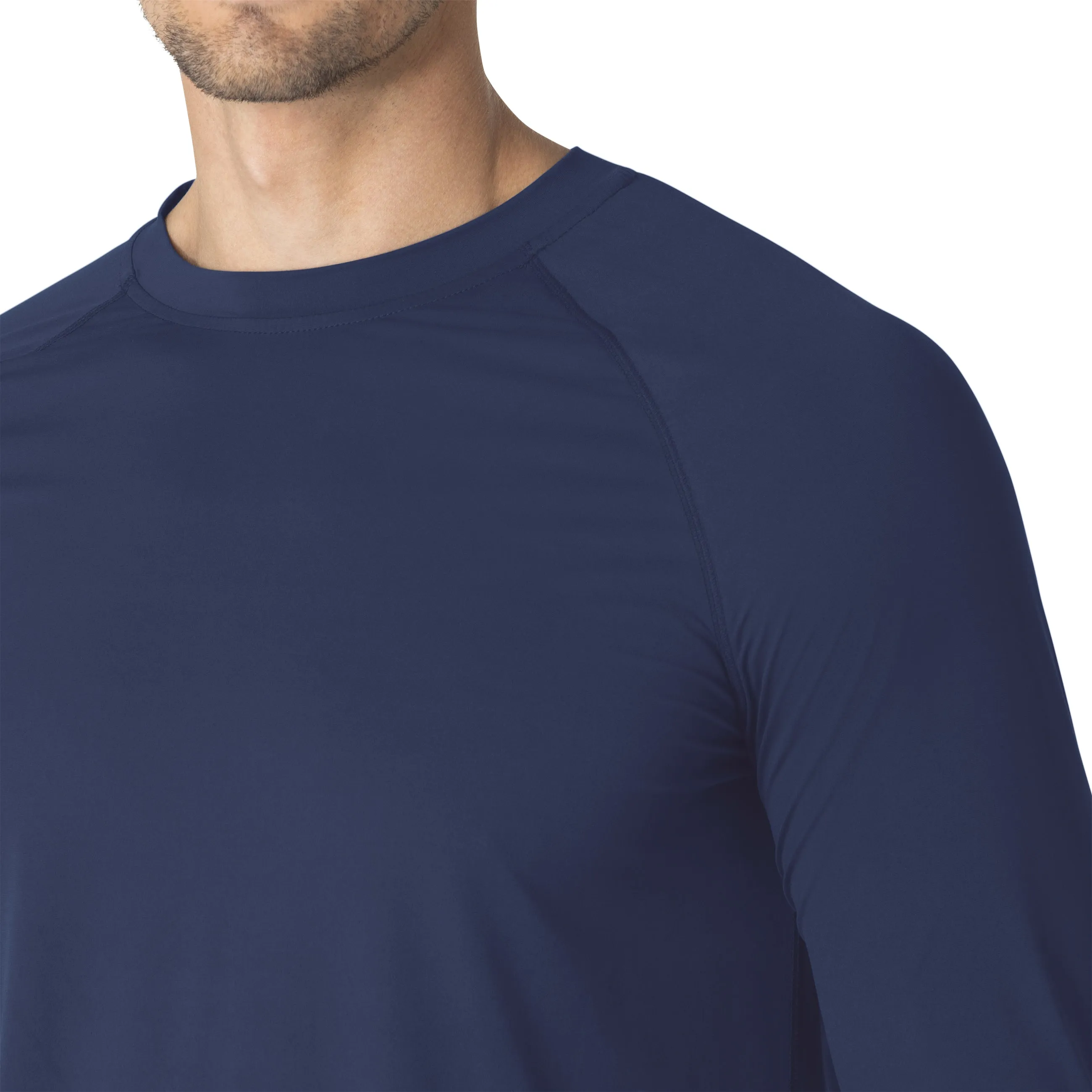 Force Sub-Scrubs C32002 Men's Performance Long Sleeve Tee Navy