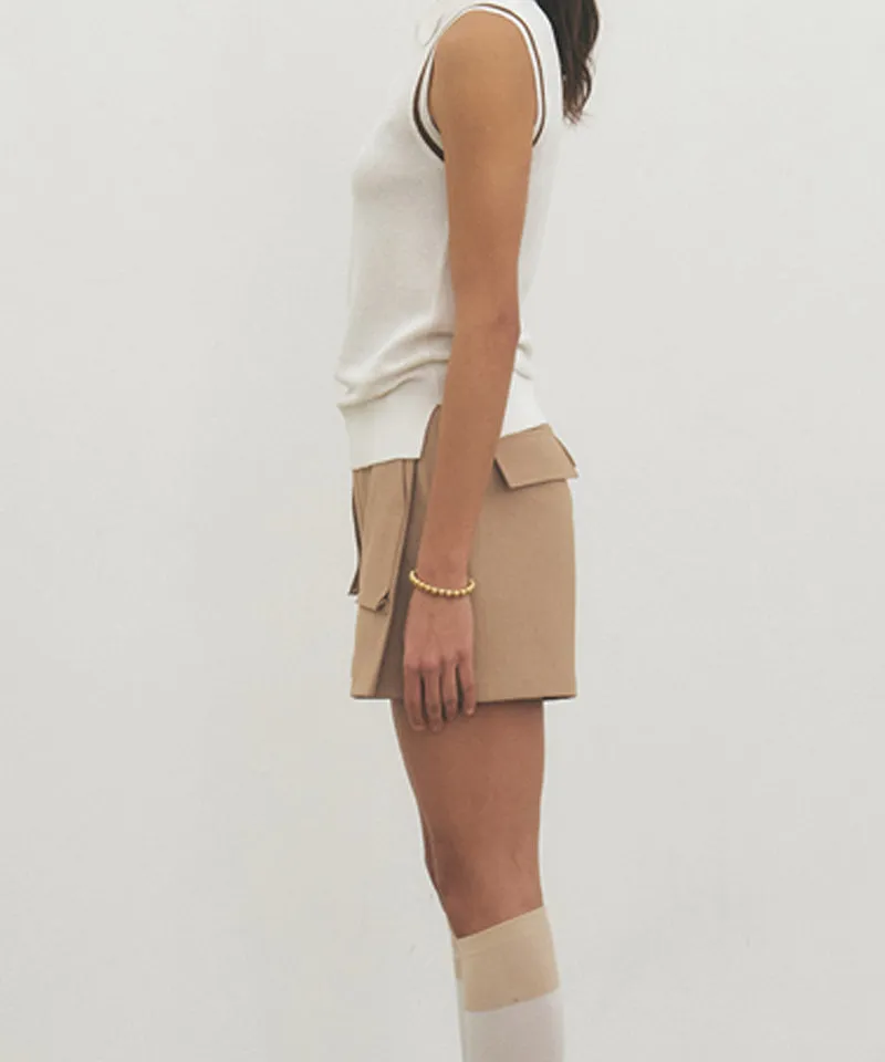 FORDI Pocket Shorts - Beige