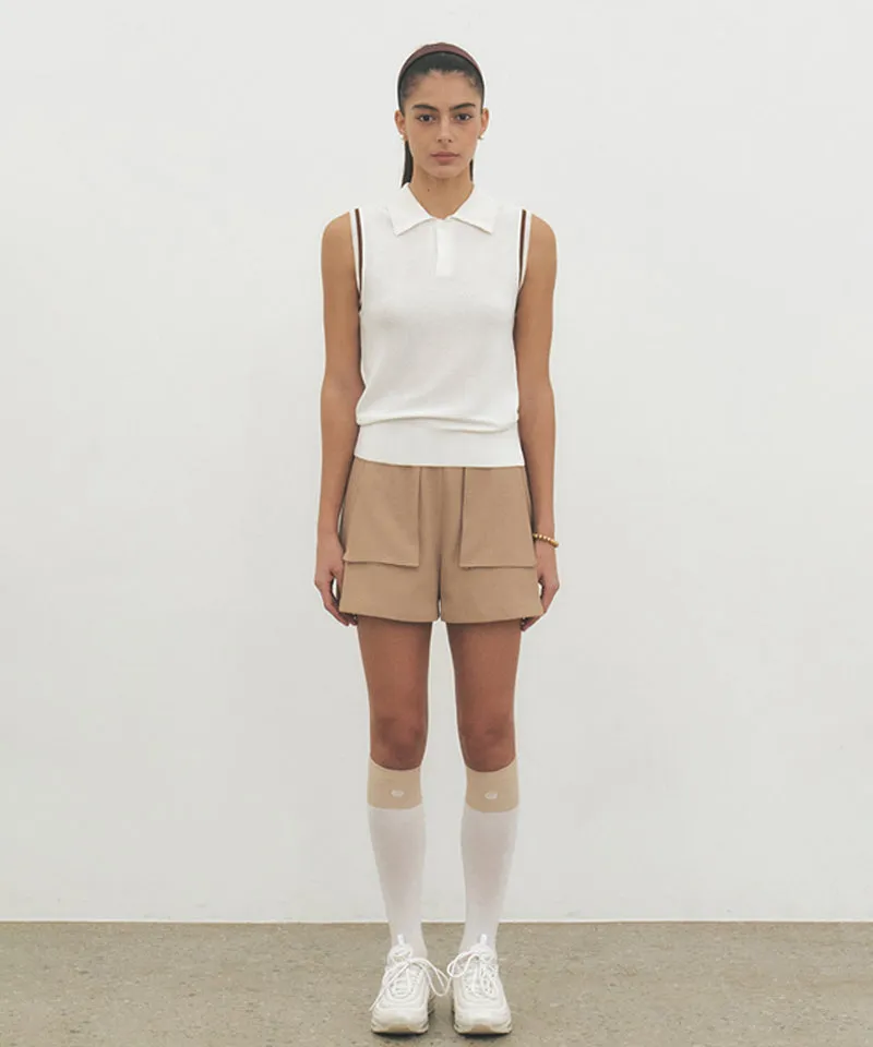FORDI Pocket Shorts - Beige