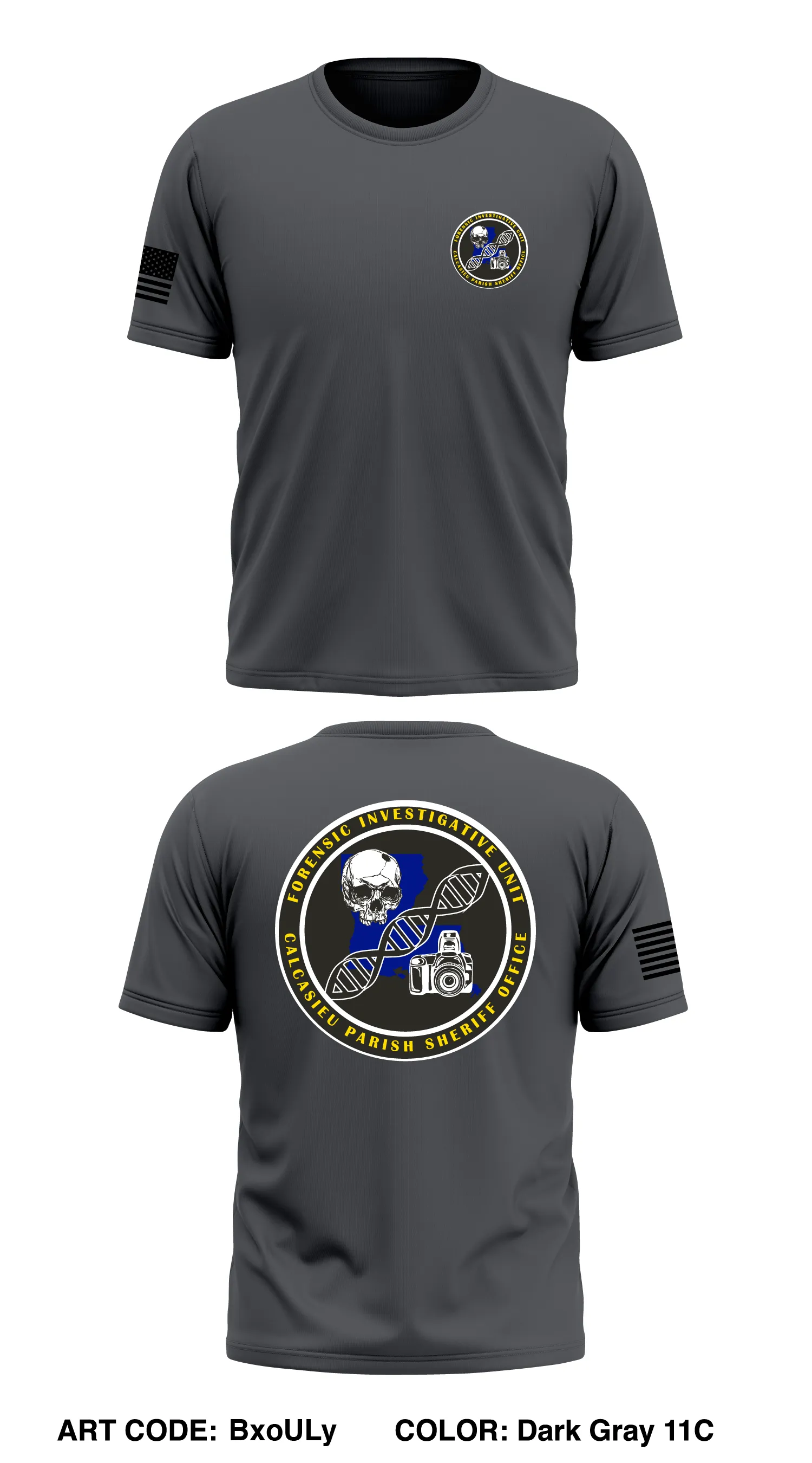 Forensic Investigations Unit Store 1 Core Men's SS Performance Tee - BxoULy