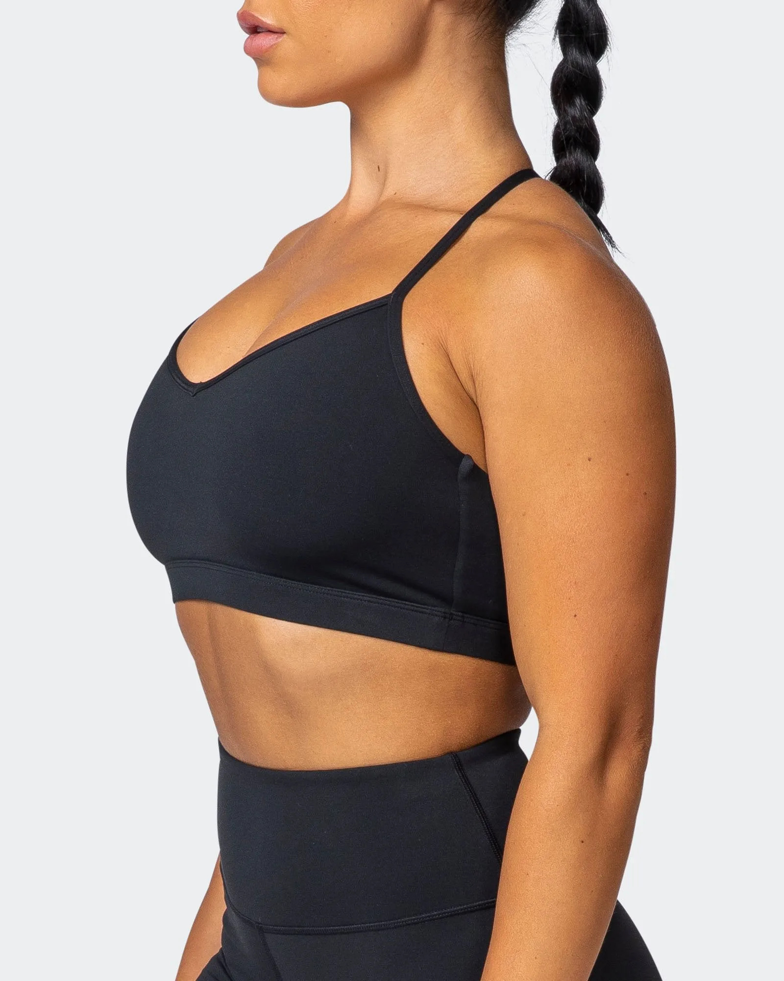 Free Throw Bralette - Black