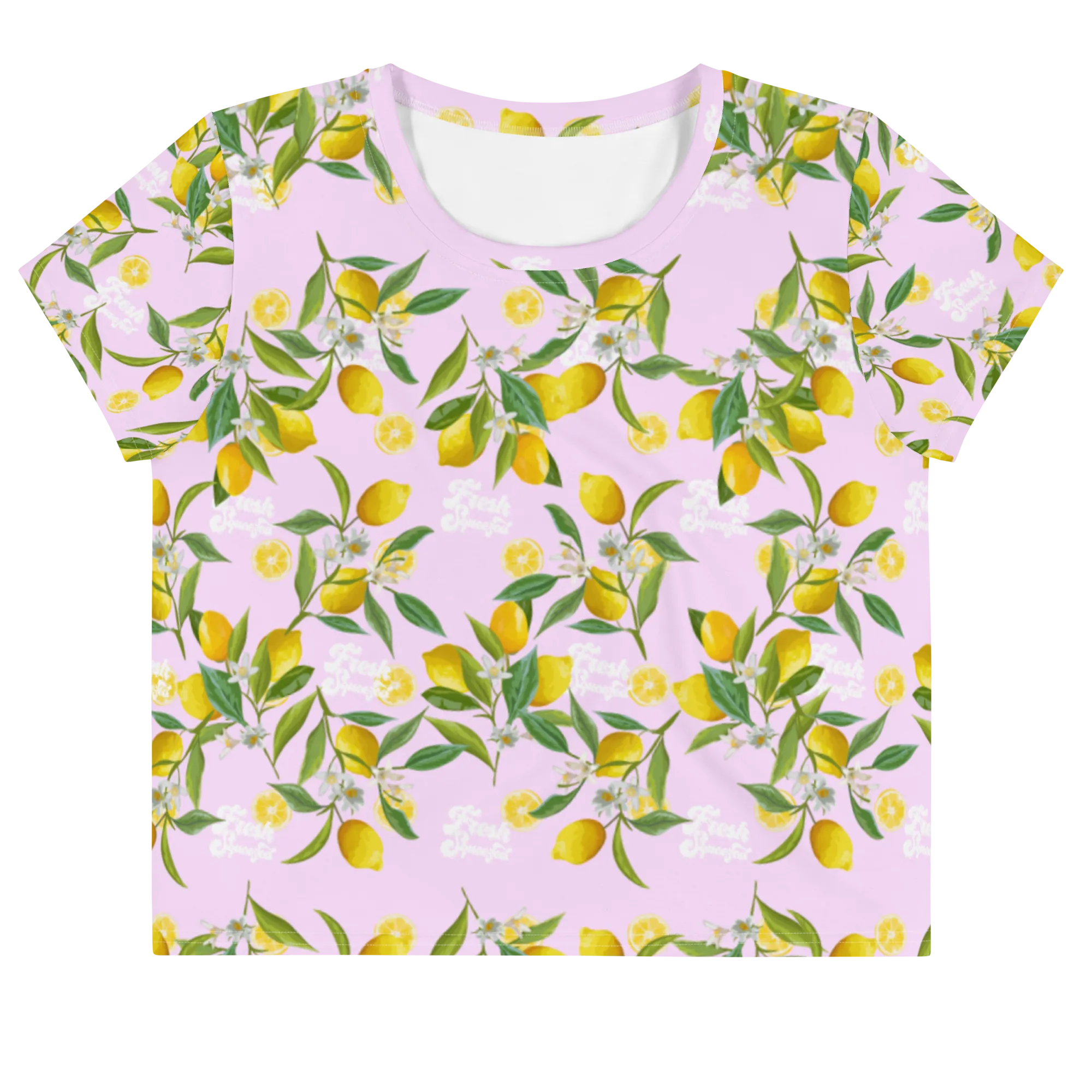 Fresh Squeezed Lemons Crop Top