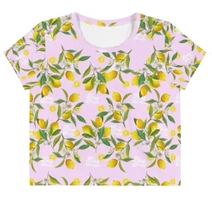 Fresh Squeezed Lemons Crop Top