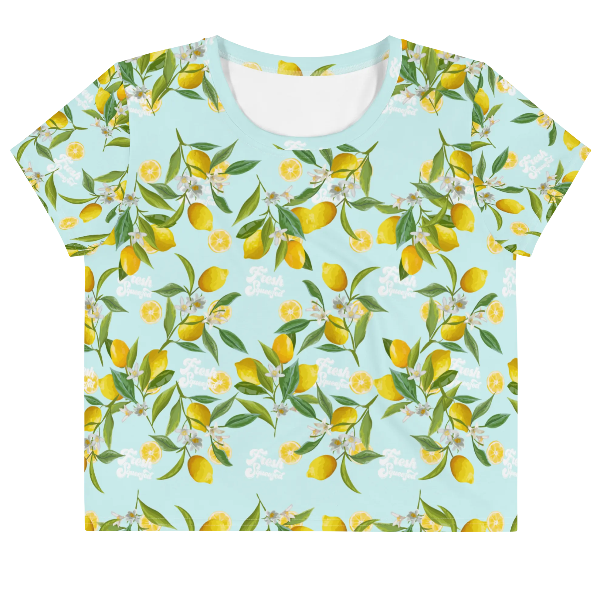 Fresh Squeezed Lemons Crop Top