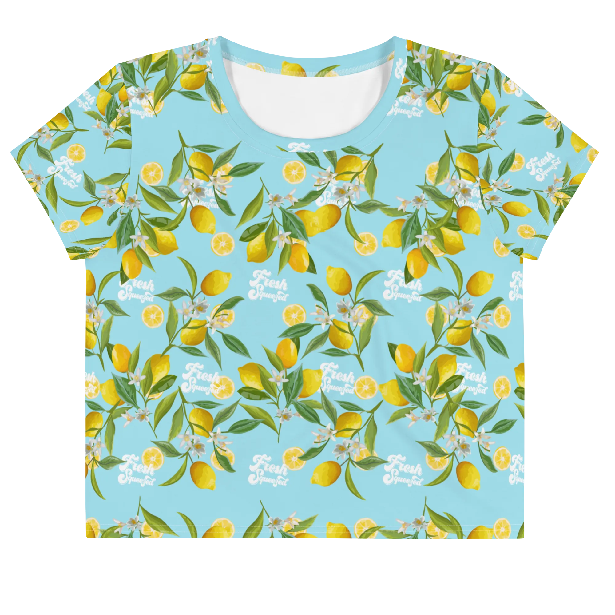 Fresh Squeezed Lemons Crop Top