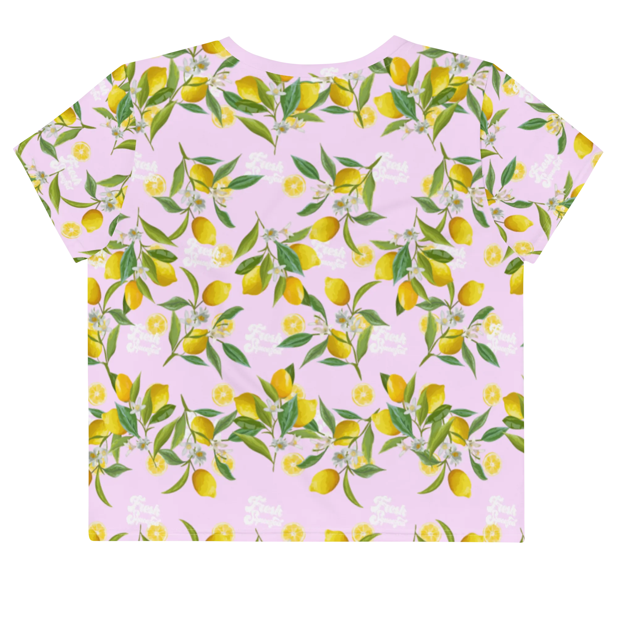 Fresh Squeezed Lemons Crop Top