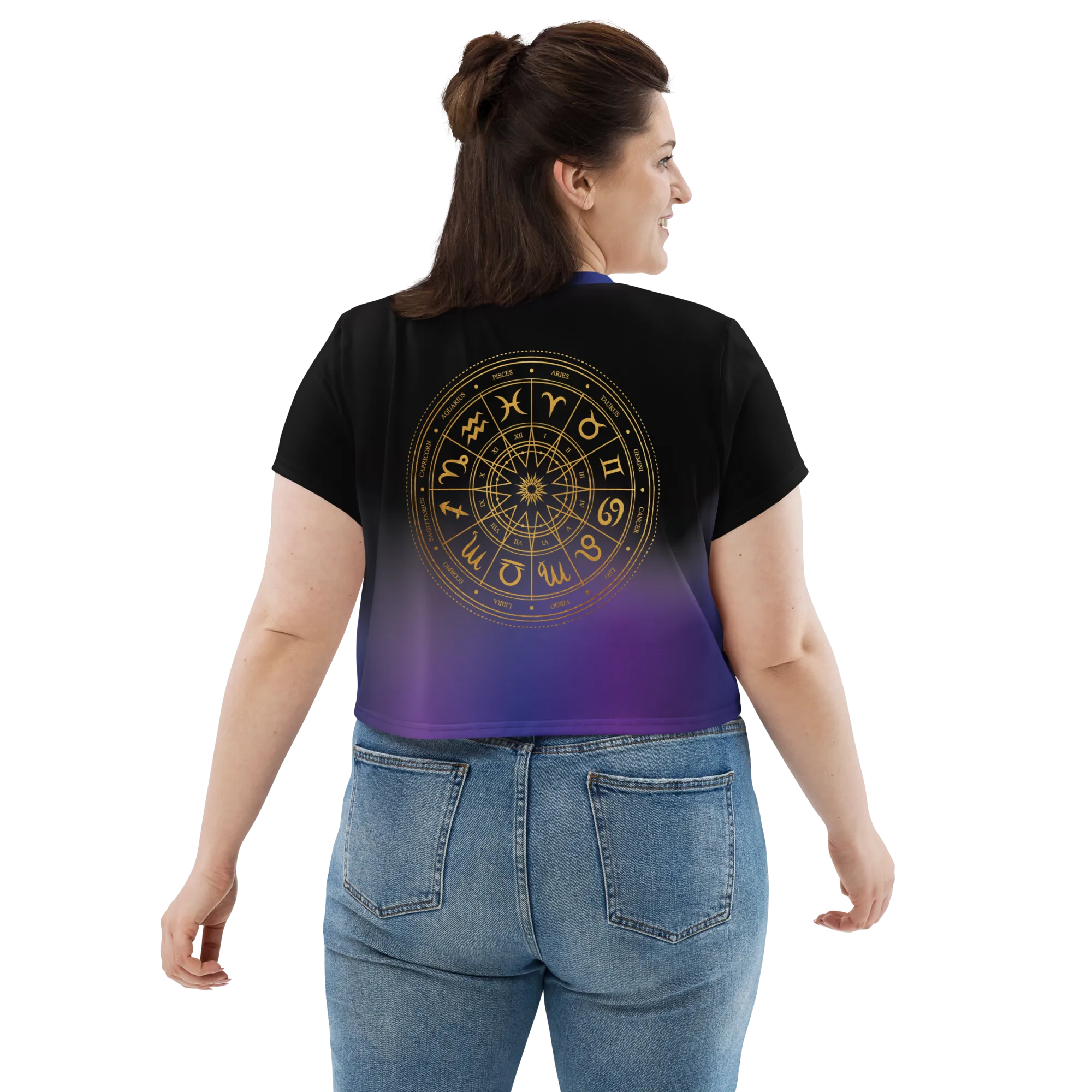 Fresh Squeezed Zodiac Crop Top - Midnight