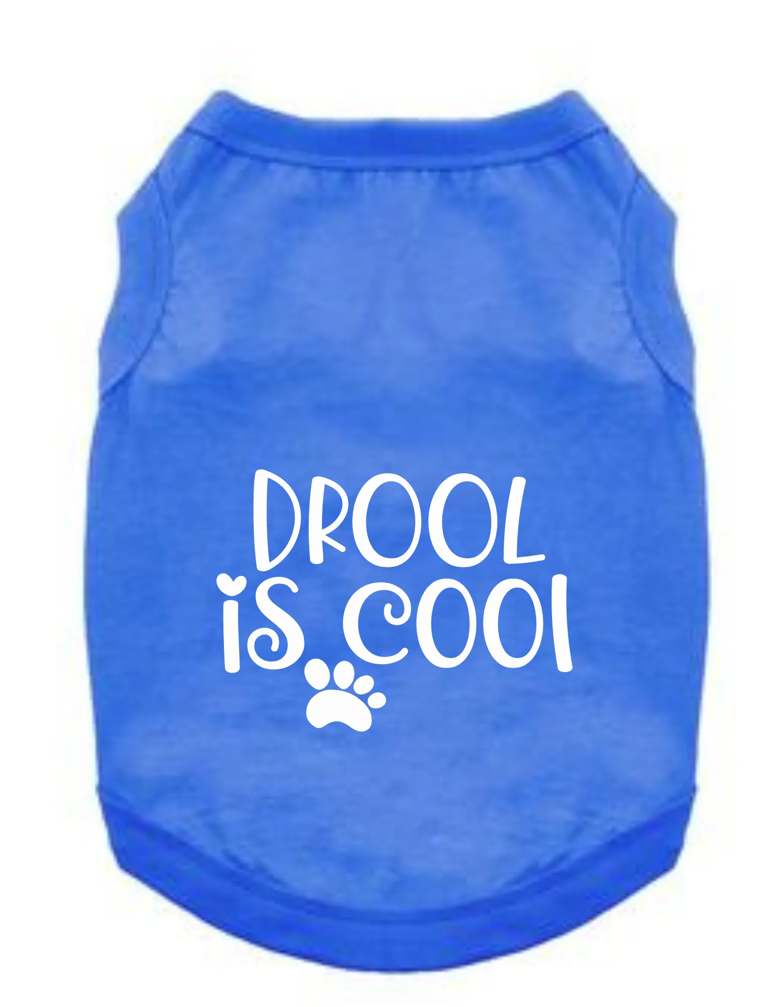 Funny Graphic Dog T- Shirt: Drool is Cool