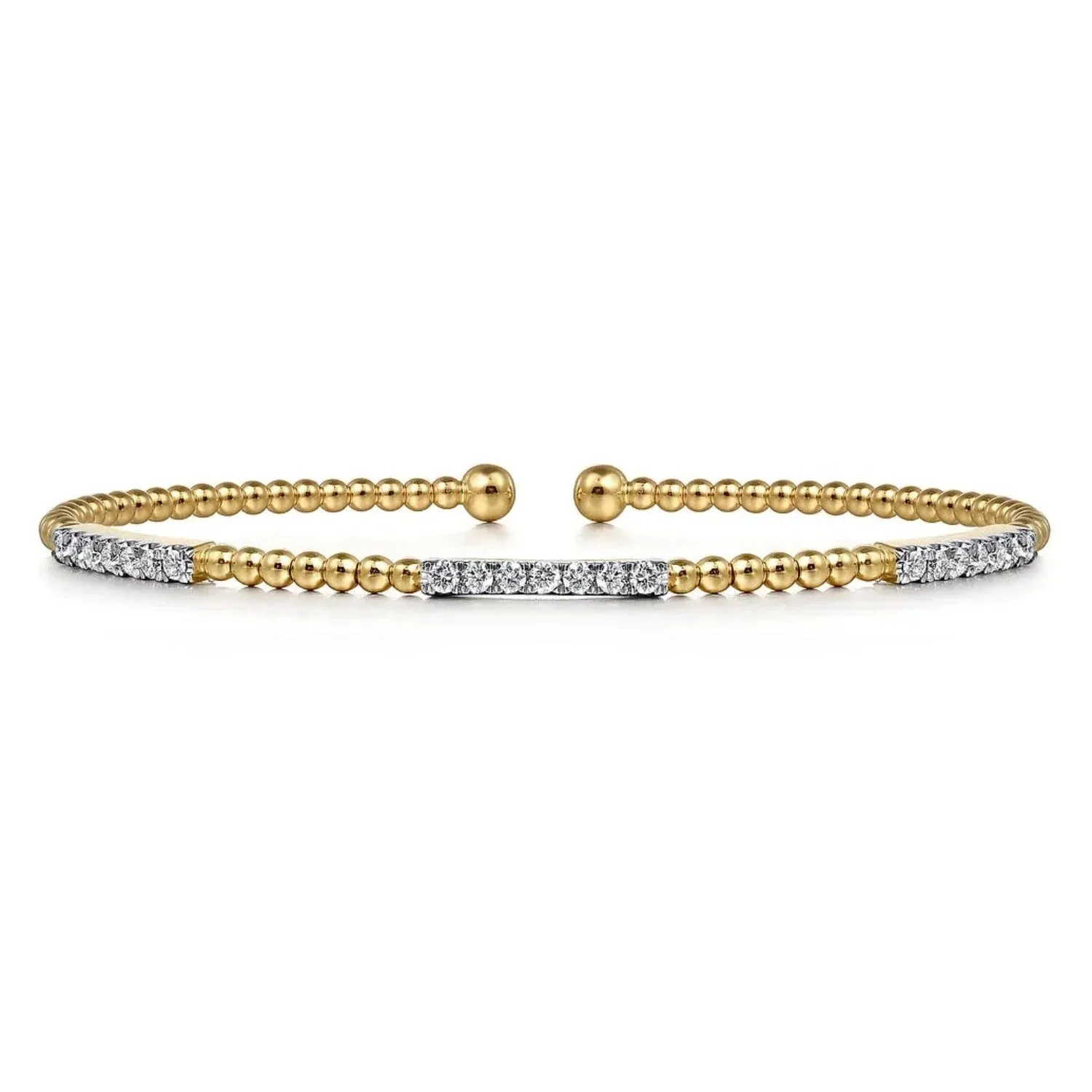 Gabriel & Co. Bujukan Triple Diamond Bar Diamond Bracelet