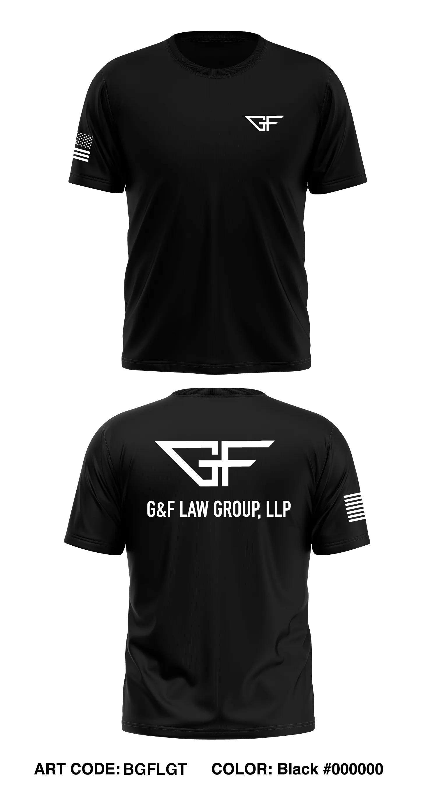 G&F Law Group Store 1 Core Men's SS Performance Tee - BGFLGT