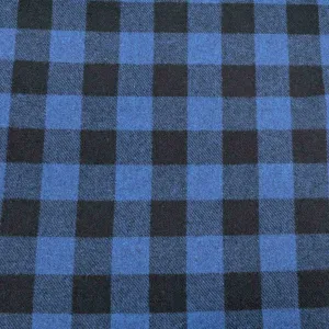 Garth Wool Check - Blue
