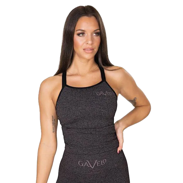 Gavelo Seamless Ribbed Tank - Plum