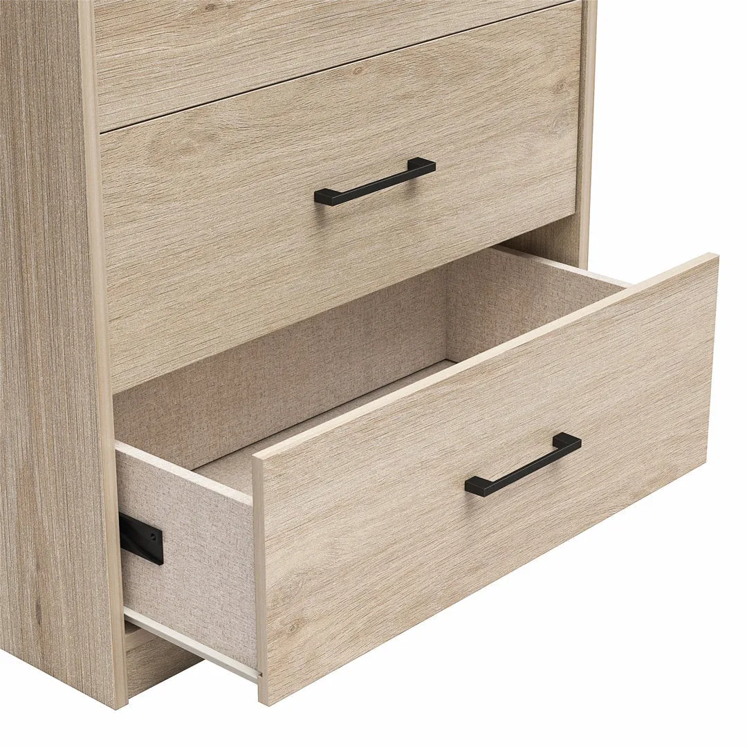 Grantville 5 Drawer Chest Zipcode Design™ Color: Light Oak