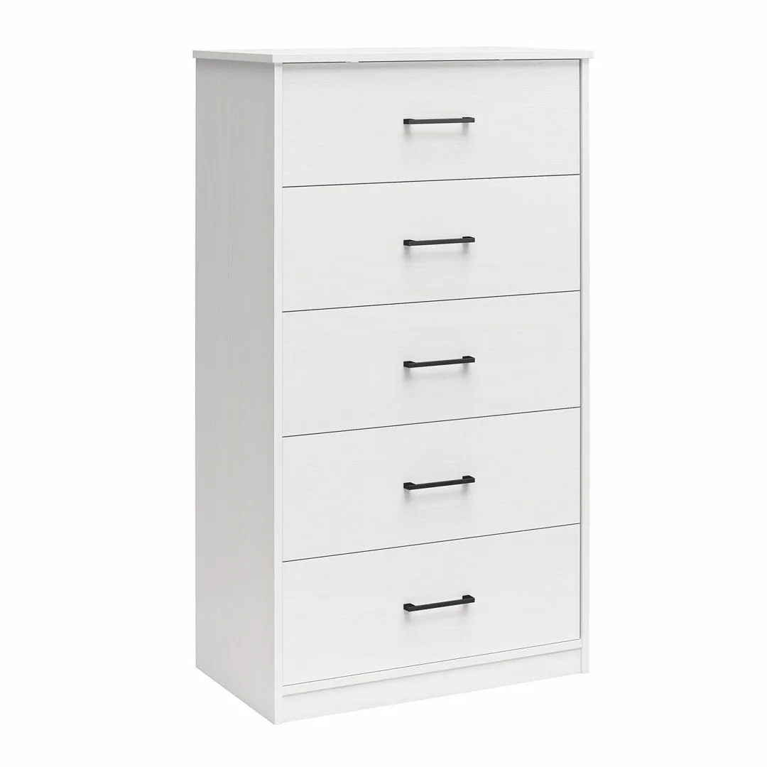 Grantville 5 Drawer Chest Zipcode Design™ Color: White