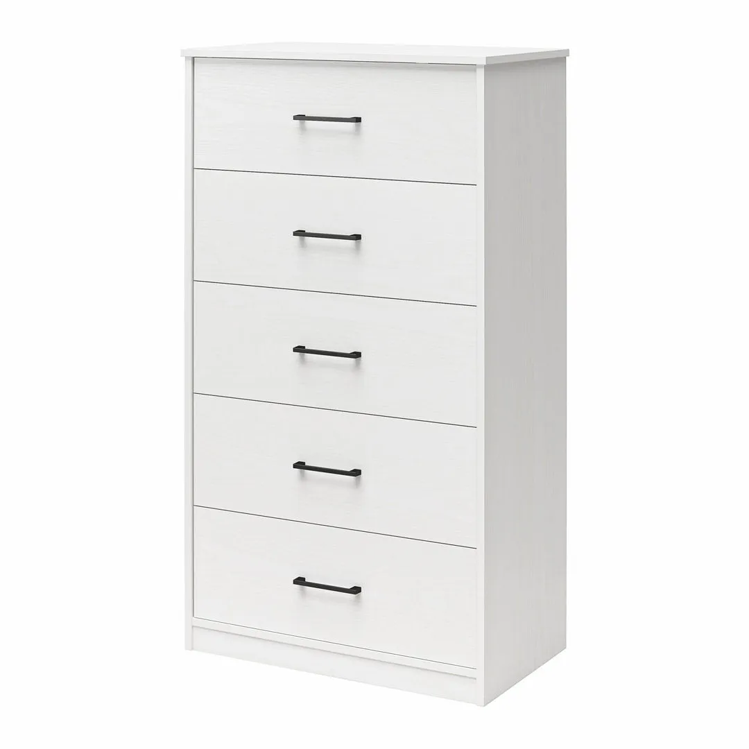 Grantville 5 Drawer Chest Zipcode Design™ Color: White