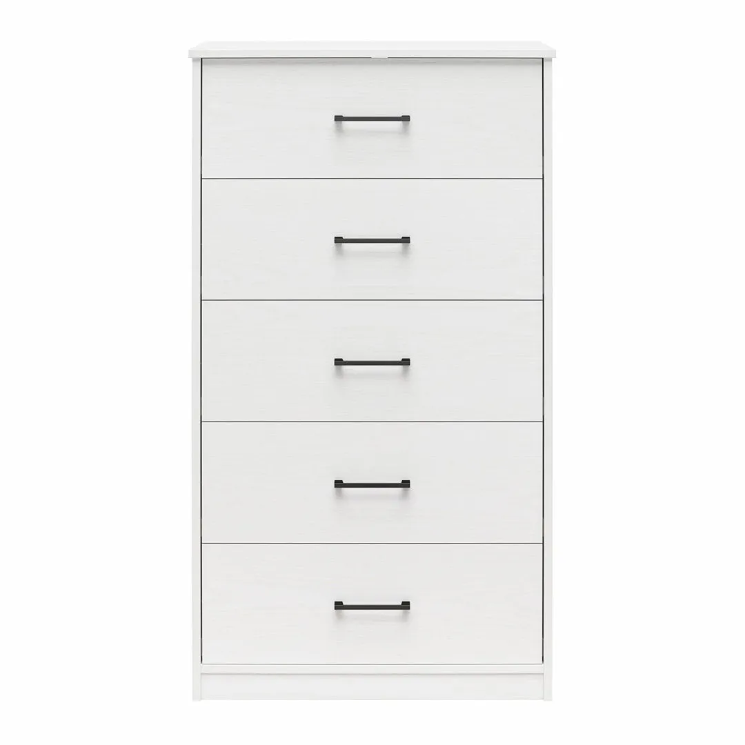 Grantville 5 Drawer Chest Zipcode Design™ Color: White