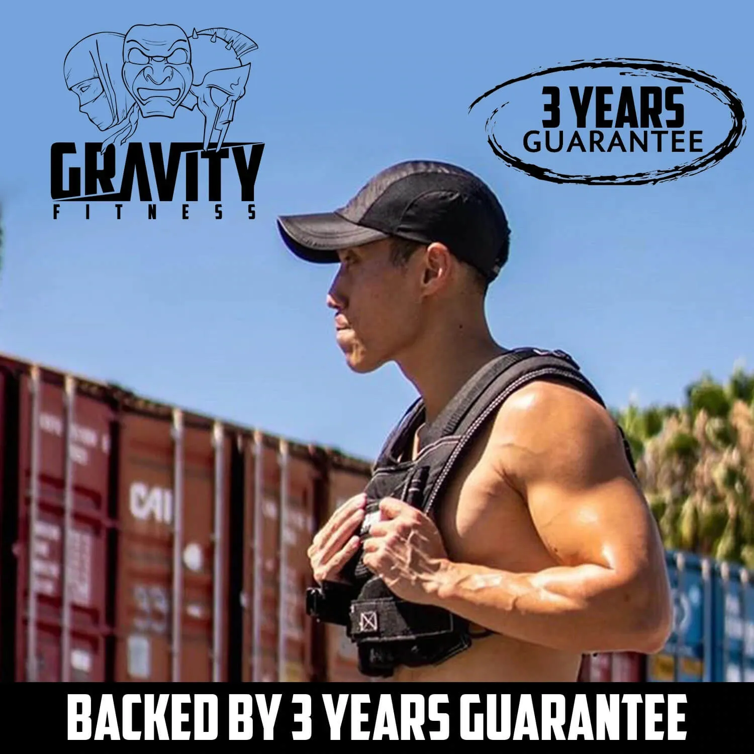 Gravity Fitness 10kg, 20kg & 30kg Weighted Vest