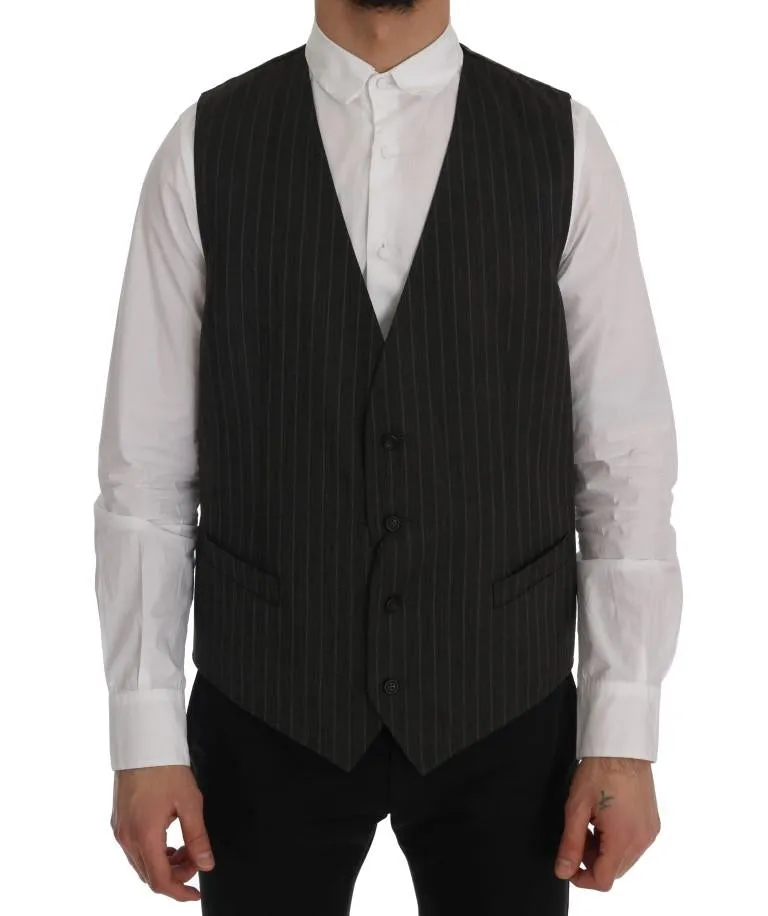 Gray STAFF Wool Stretch Vest