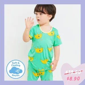 Green Crown Short Sleeves Set (Cooling) 2309U01