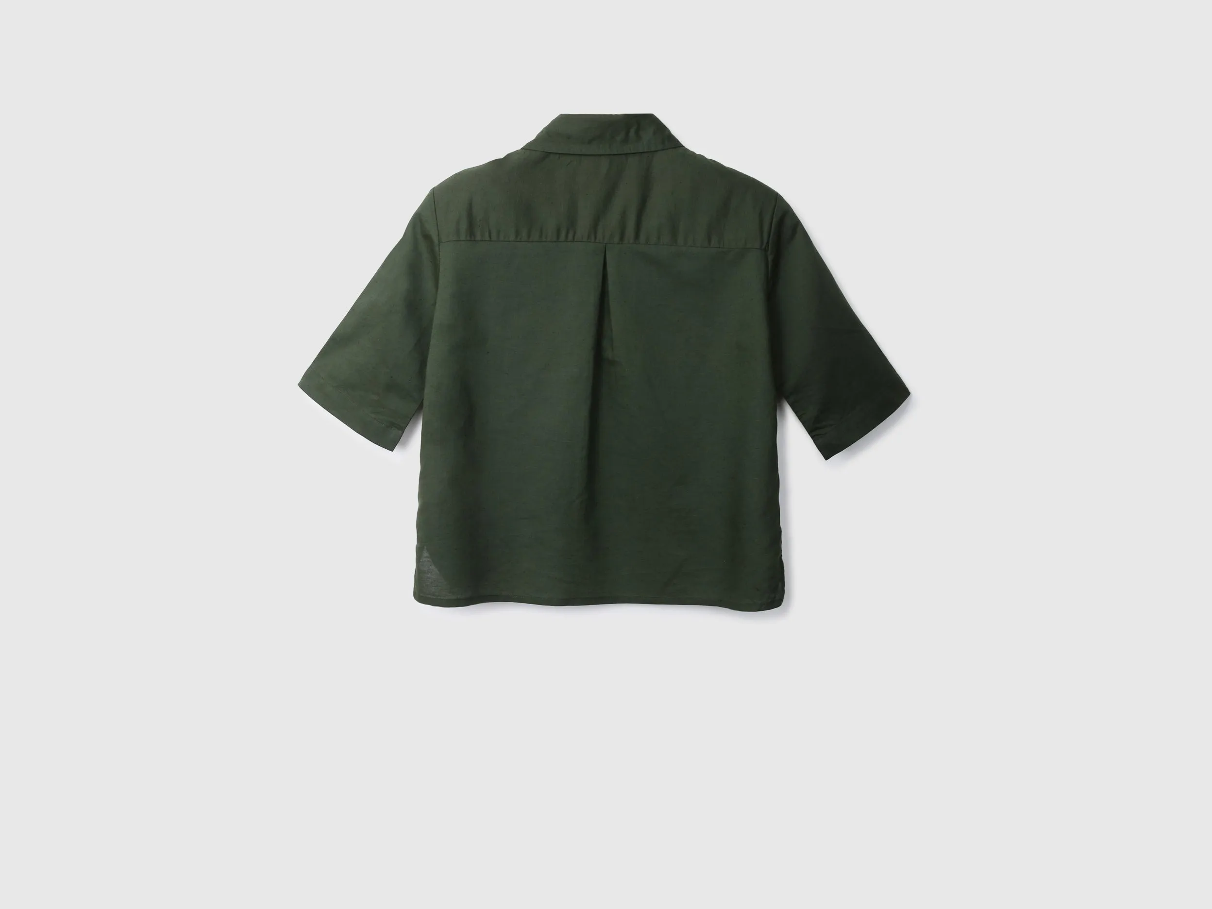 Green Linen Shirt