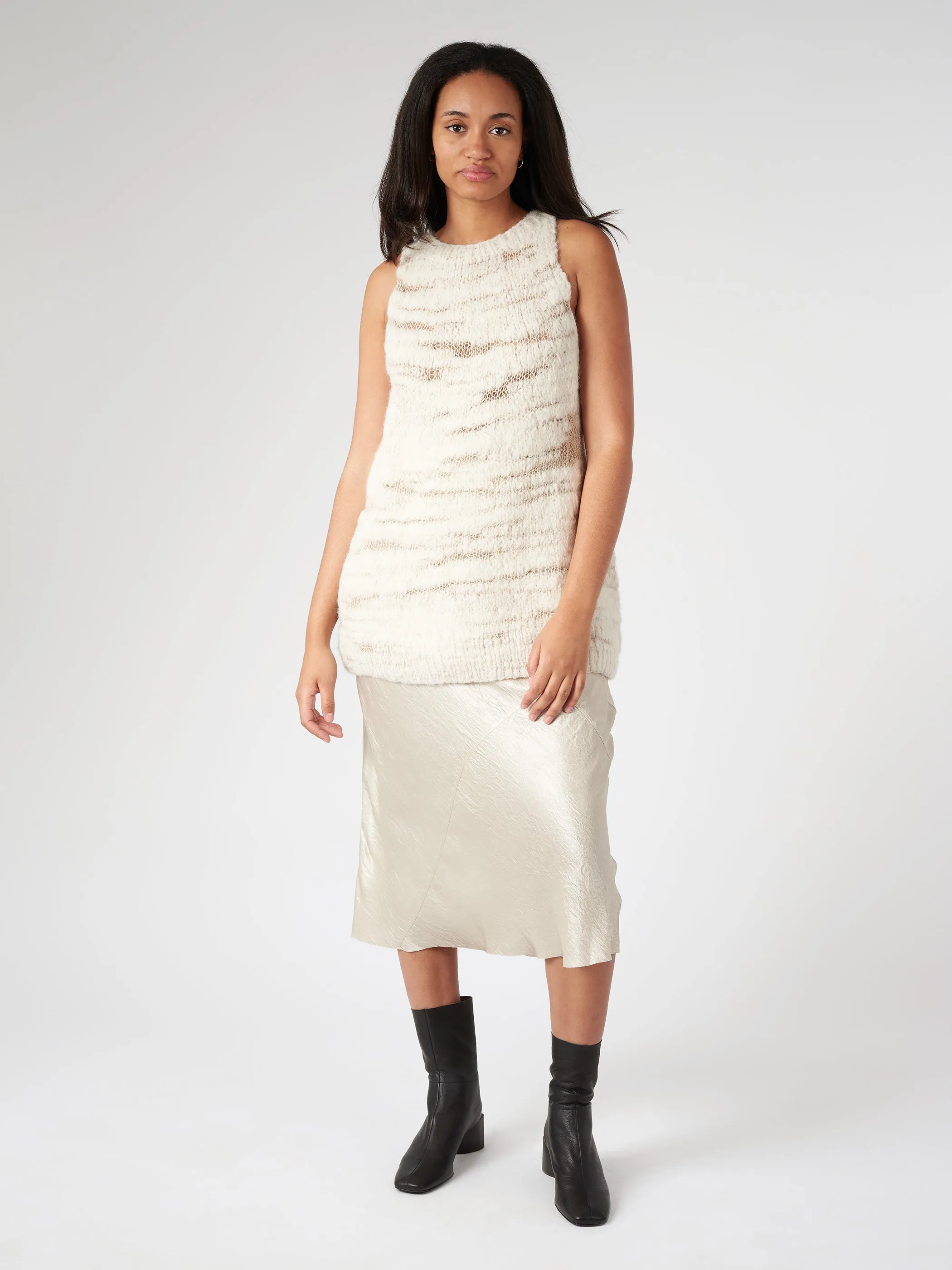 Handknit Threadbare Shell
