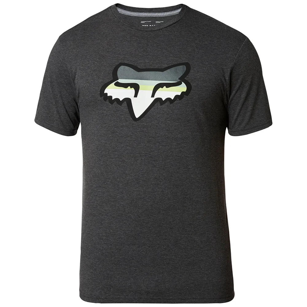 HEAD STRIKE SS TECH TEE [HEATHER BLACK]