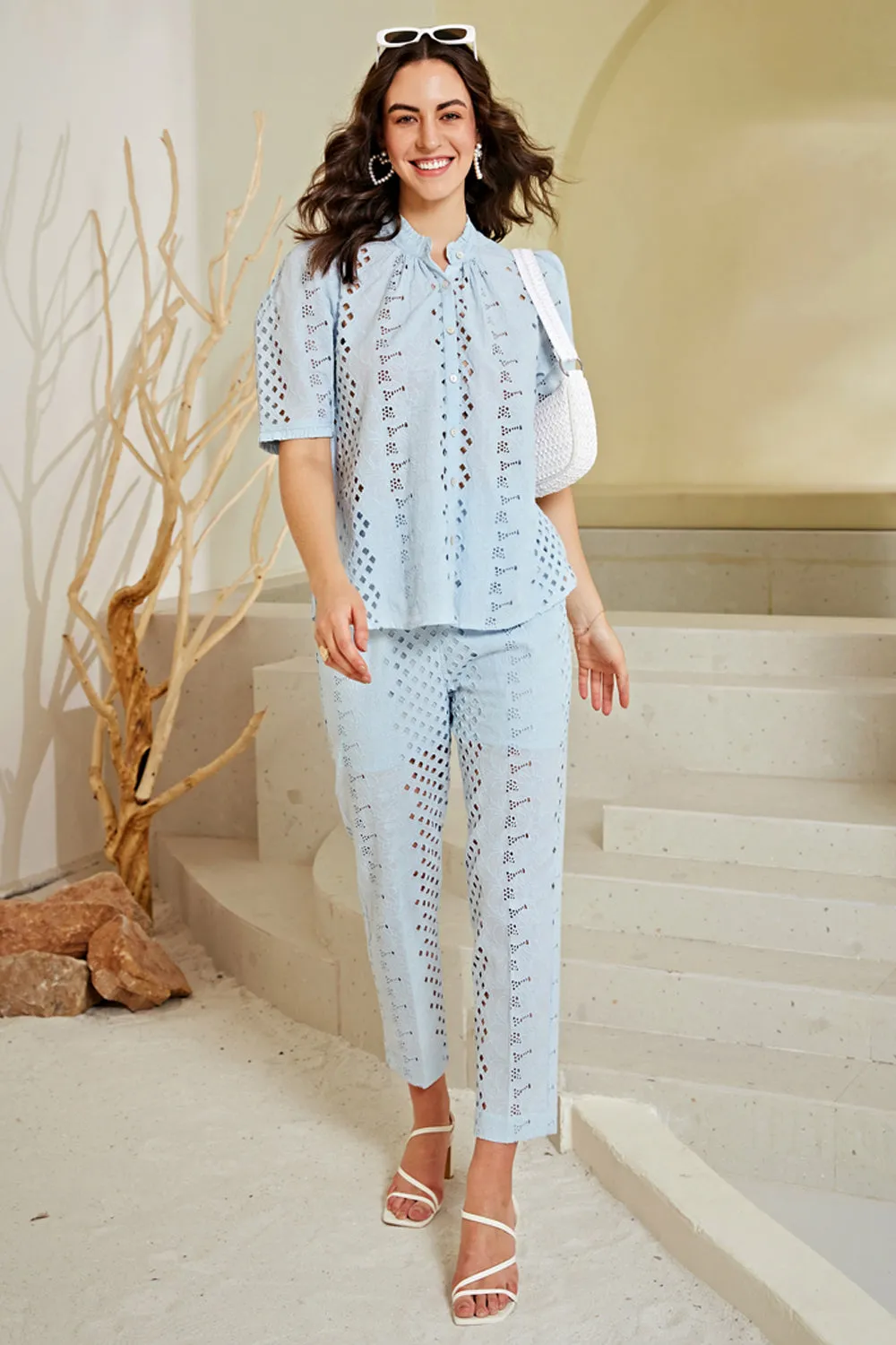Heavenly Eyelet Co-ord Set