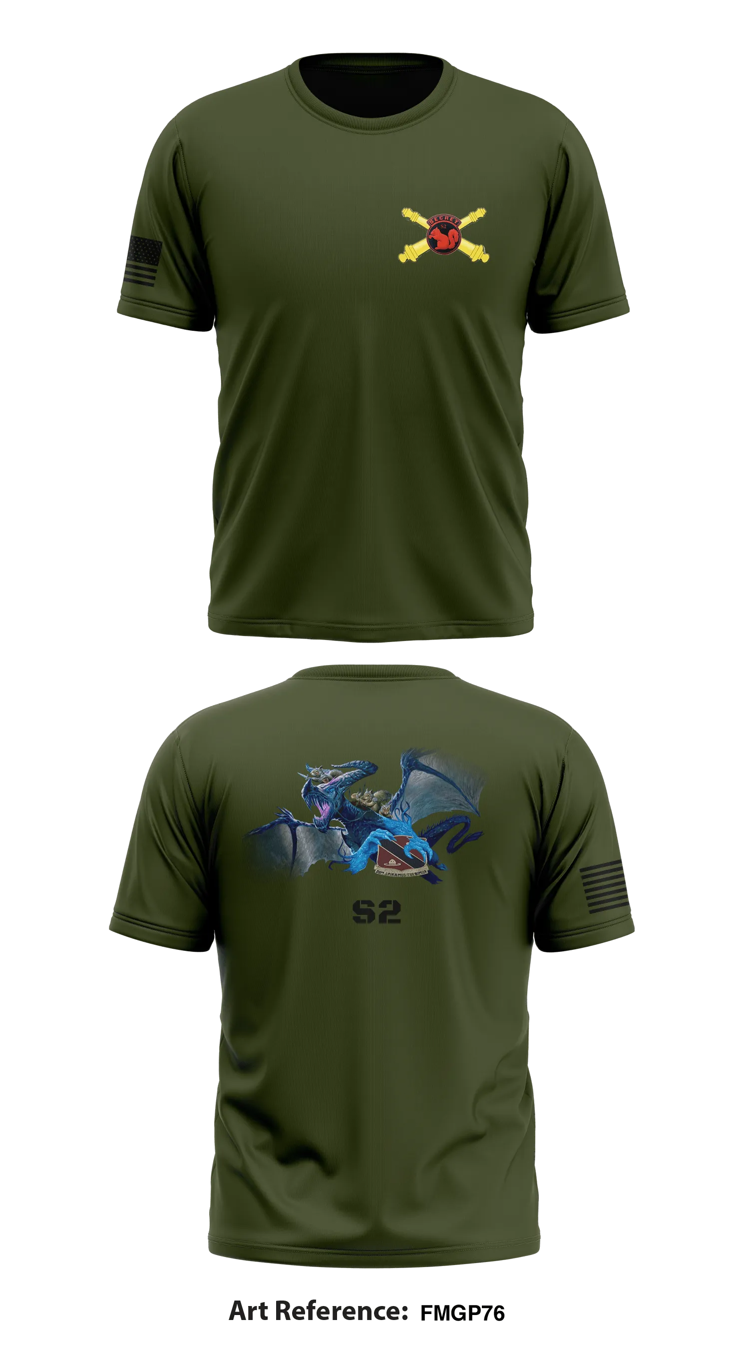 HHB 4-133rd FA HIMARS Store 1 Core Men's SS Performance Tee - FmGP76