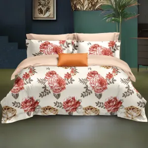 Hillcrest Comfy Lux Printed 988TC Fitted Sheet Set/Summer Blanket – Sui