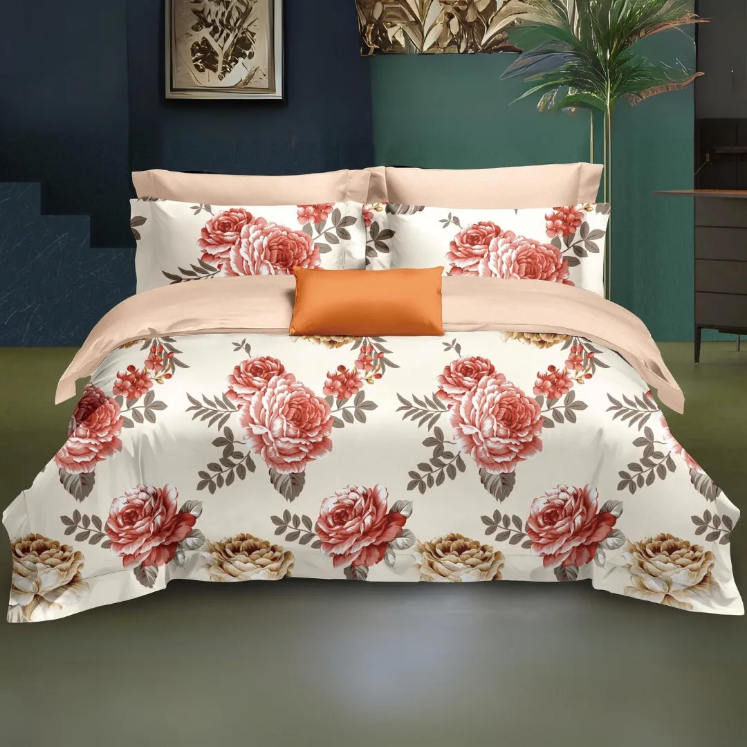 Hillcrest Comfy Lux Printed 988TC Fitted Sheet Set/Summer Blanket – Sui