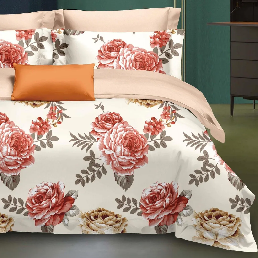 Hillcrest Comfy Lux Printed 988TC Fitted Sheet Set/Summer Blanket – Sui