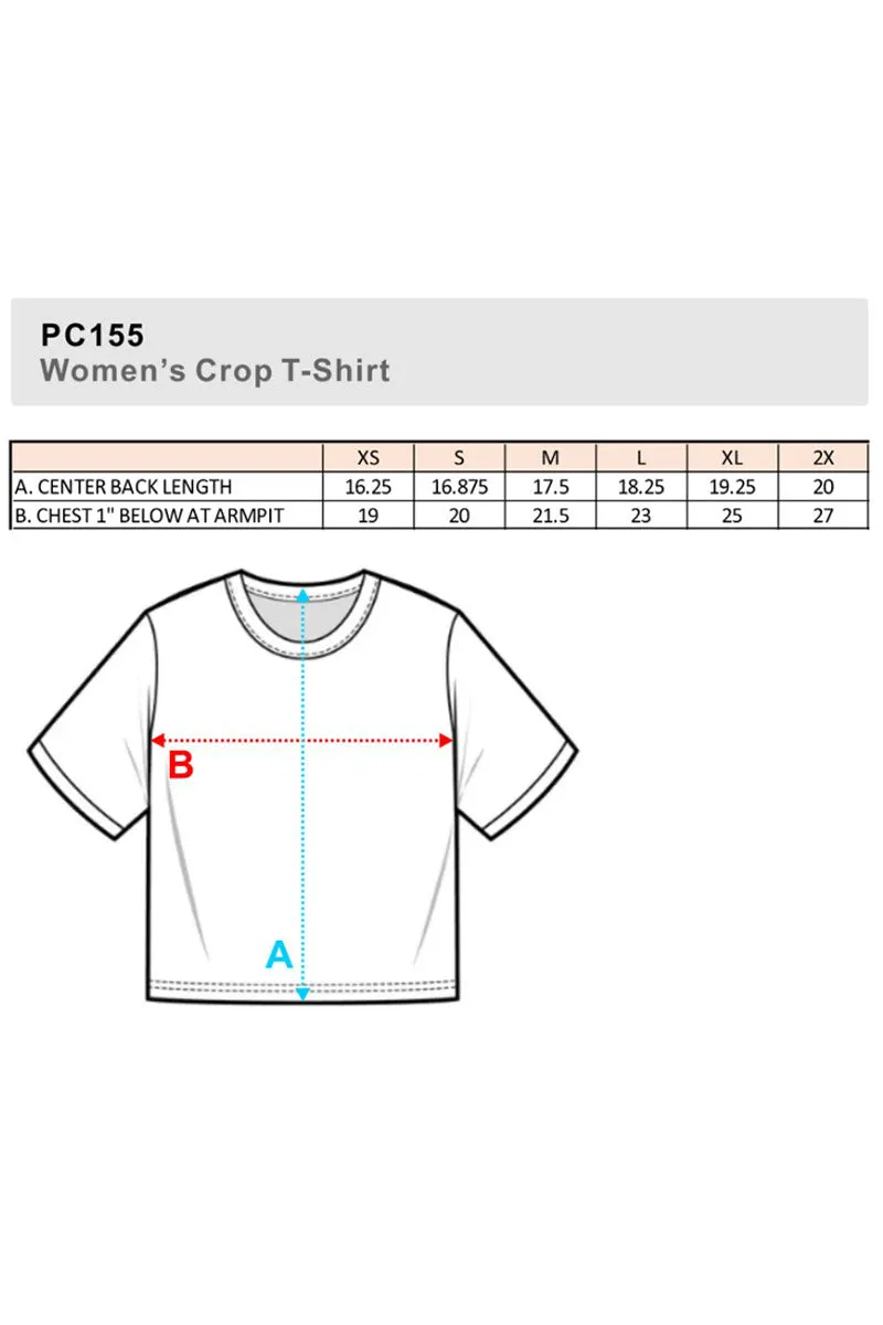 Howdy Steer Women's Soft-Tek Blend Crop T-Shirt