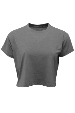 Howdy Steer Women's Soft-Tek Blend Crop T-Shirt