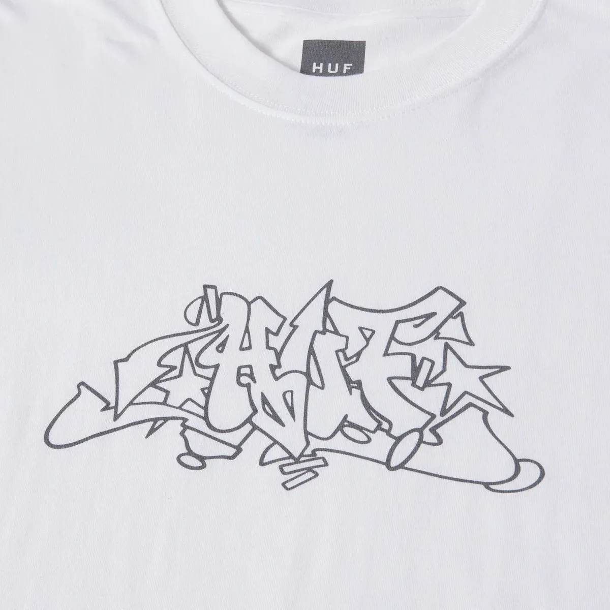 Huf - Outlines Tee White