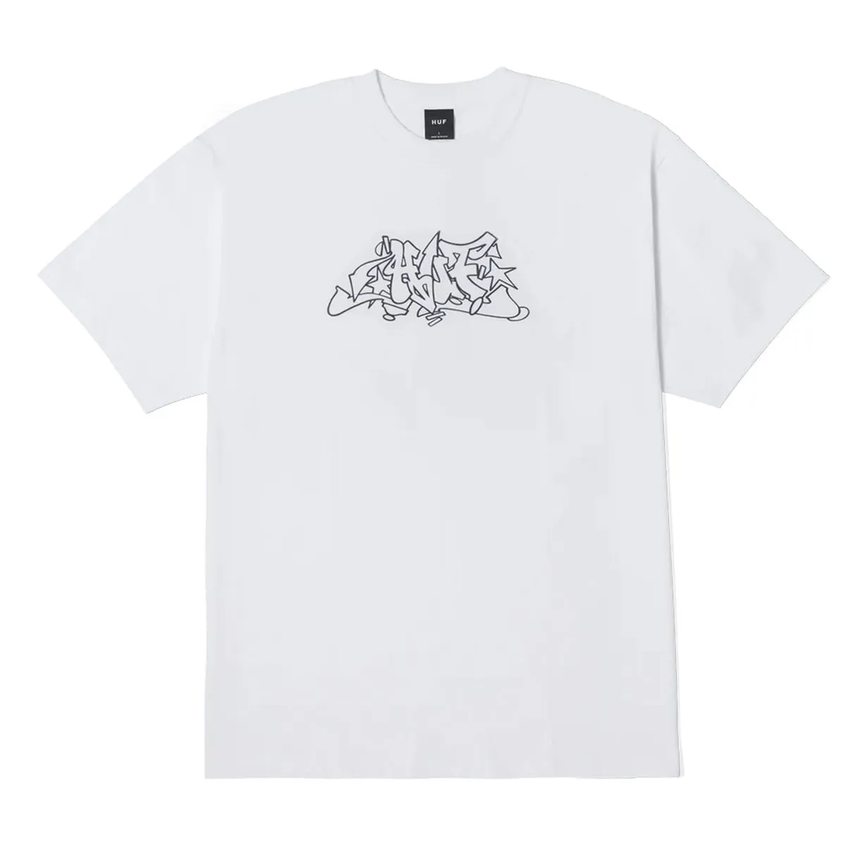 Huf - Outlines Tee White