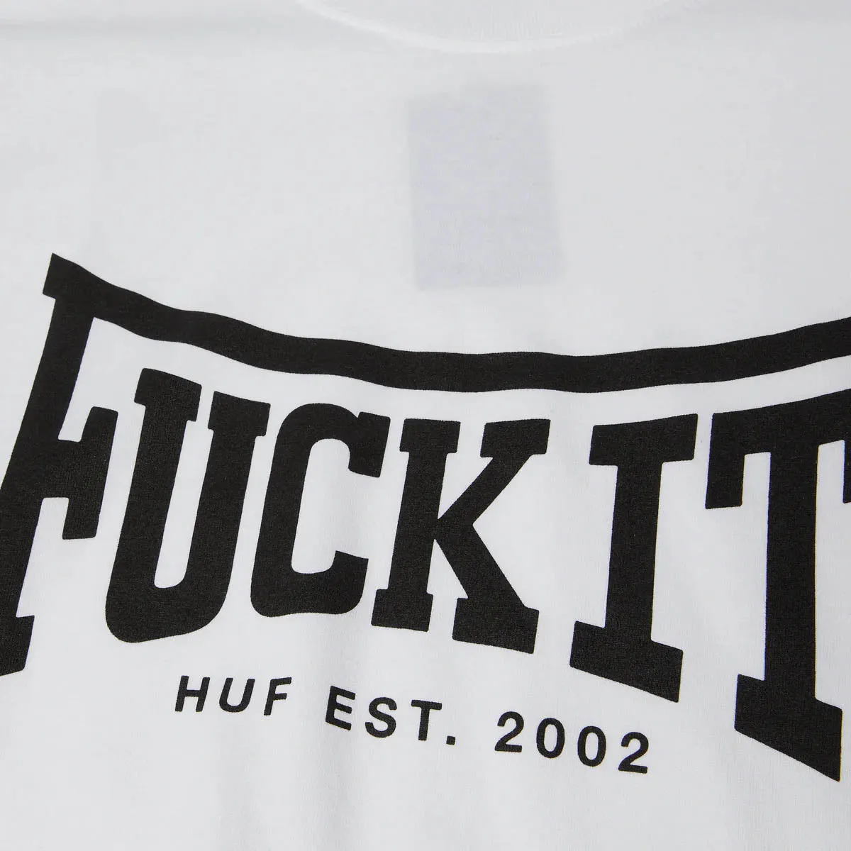 Huf - Throwing Hands L/S Tee White
