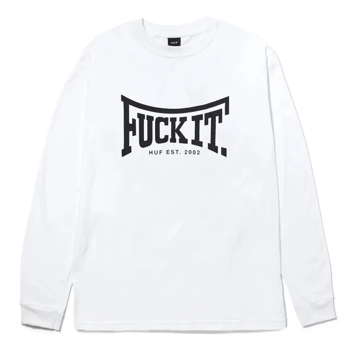 Huf - Throwing Hands L/S Tee White