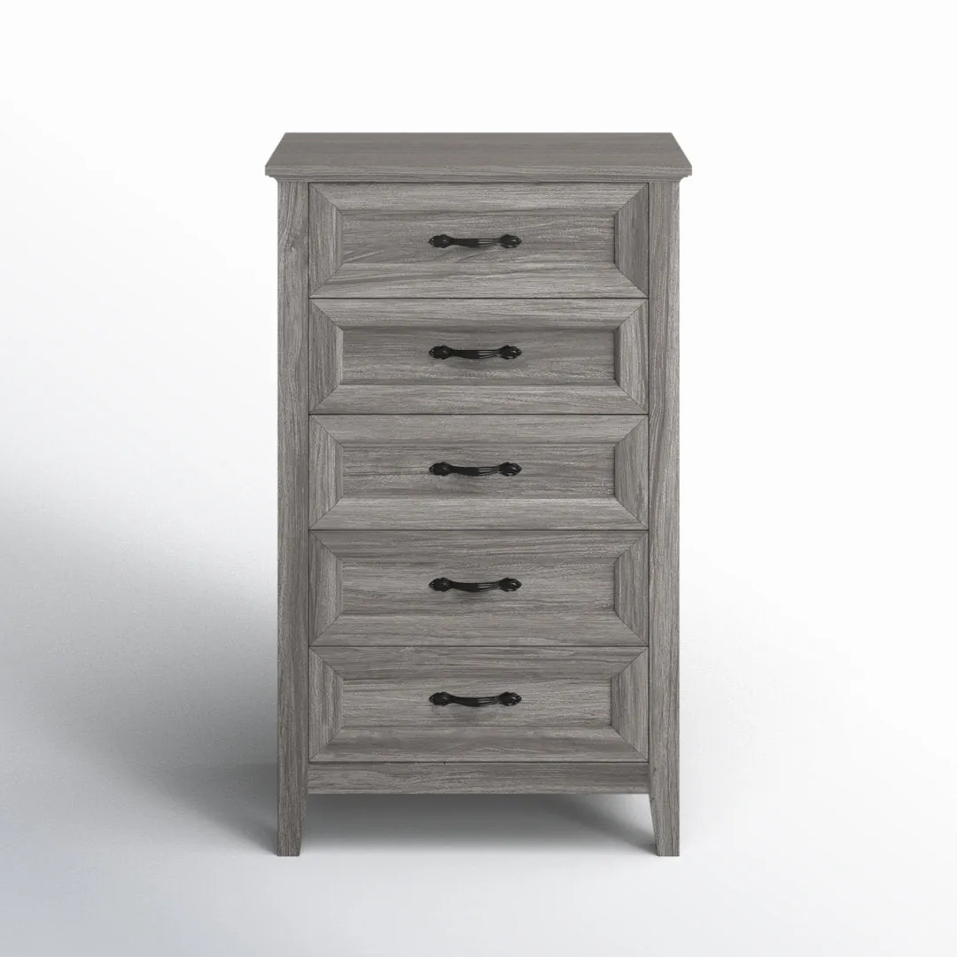 Humphrey 5 Drawer 27.5" W Chest Laurel Foundry Modern Farmhouse® Color: Gray