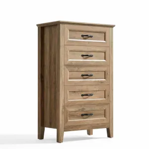 Humphrey 5 Drawer 27.5" W Chest Laurel Foundry Modern Farmhouse® Color: Natural
