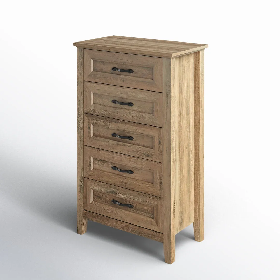 Humphrey 5 Drawer 27.5" W Chest Laurel Foundry Modern Farmhouse® Color: Natural