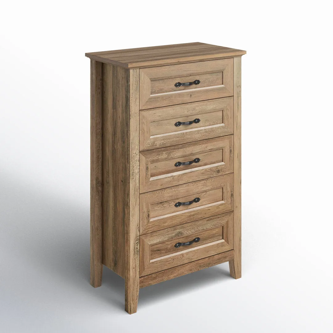 Humphrey 5 Drawer 27.5" W Chest Laurel Foundry Modern Farmhouse® Color: Natural