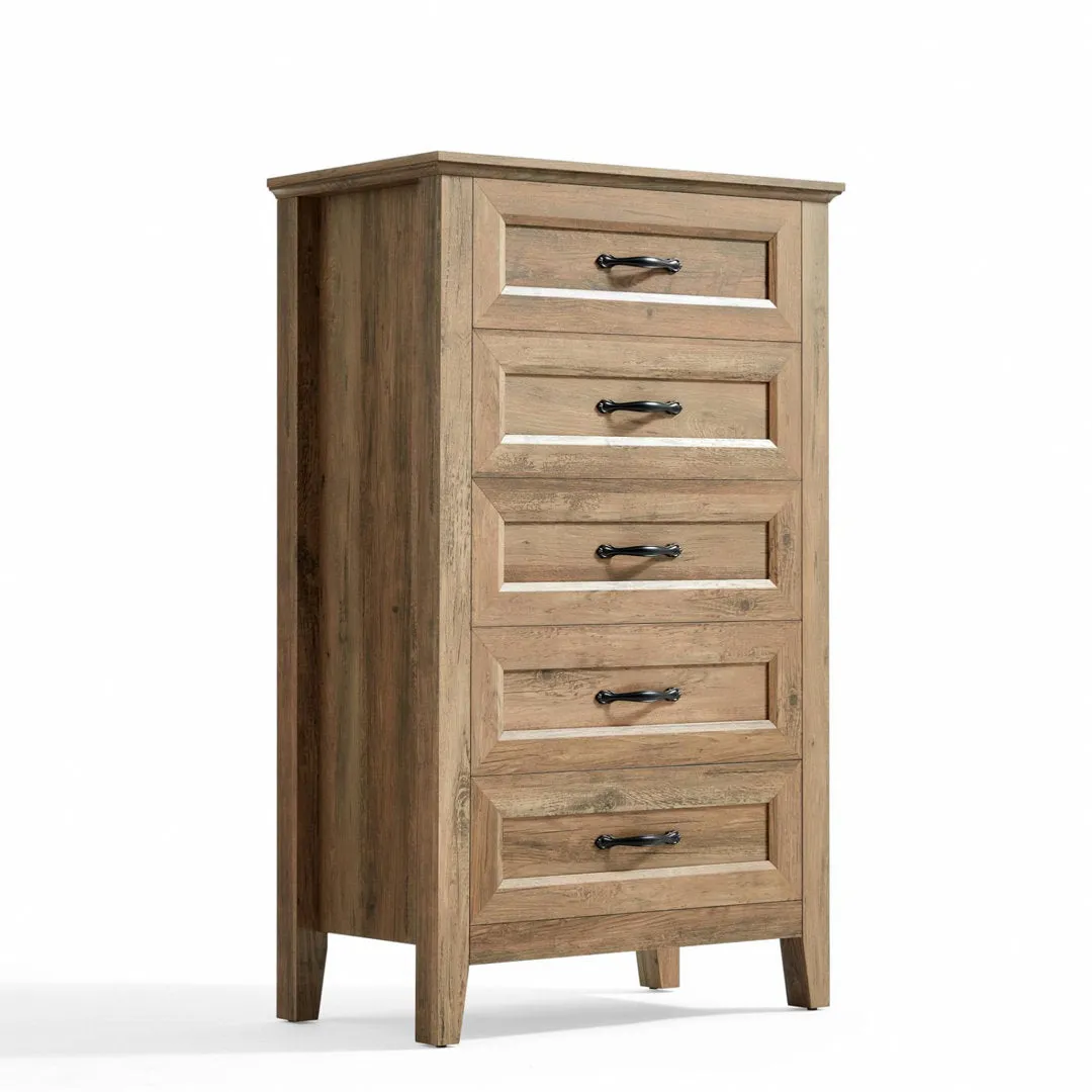 Humphrey 5 Drawer 27.5" W Chest Laurel Foundry Modern Farmhouse® Color: Natural