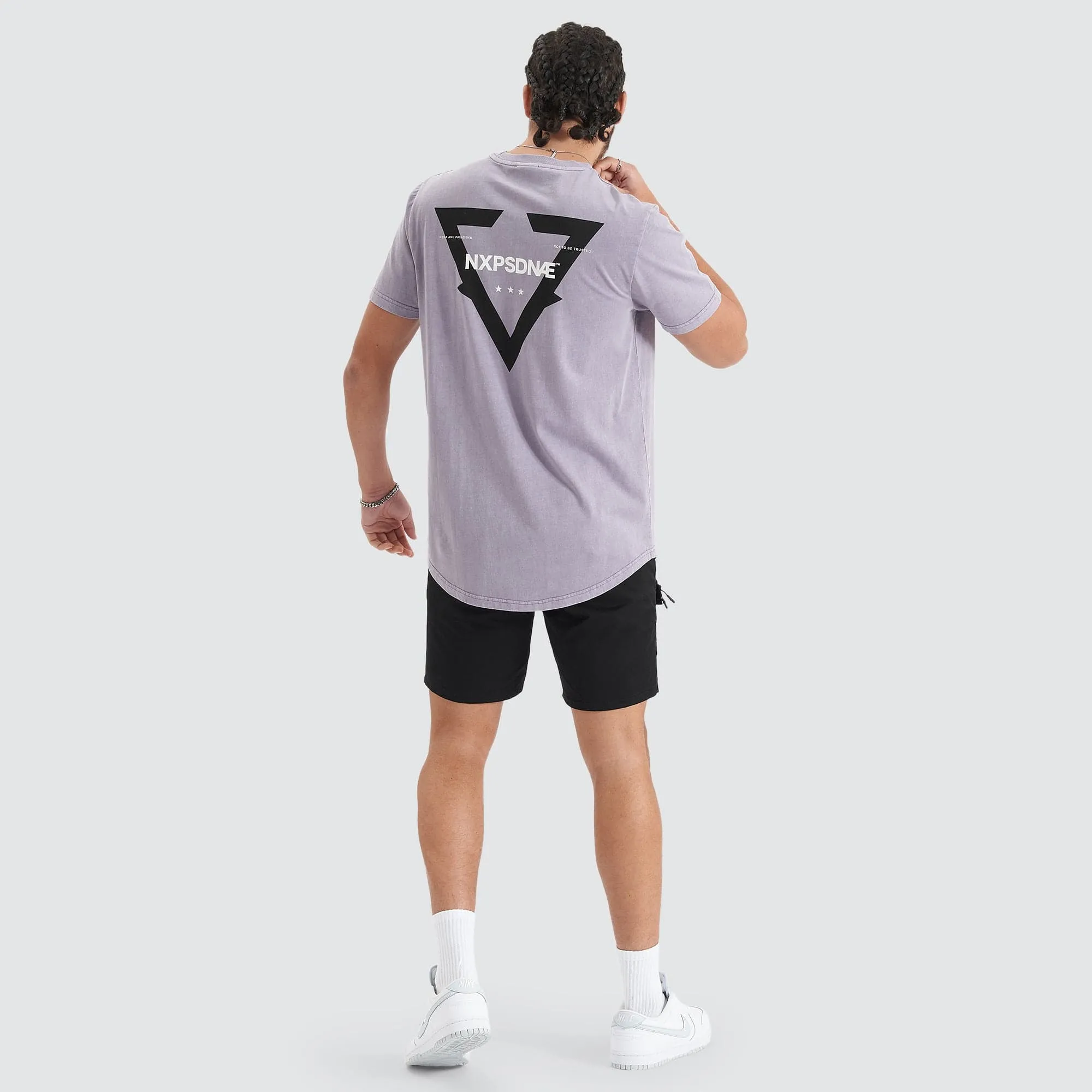 Hunter Dual Curved Tee Pigment Purple Ash