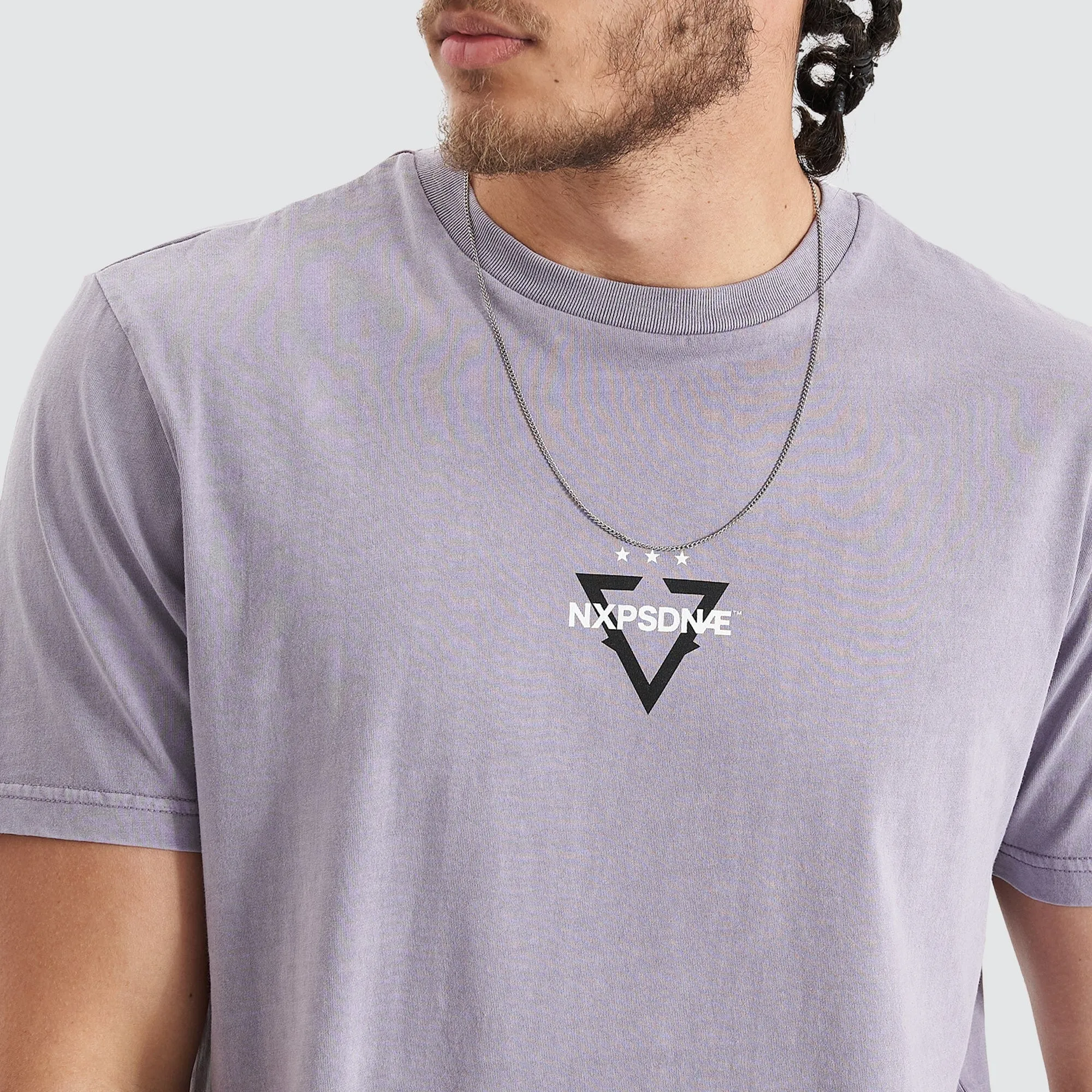 Hunter Dual Curved Tee Pigment Purple Ash