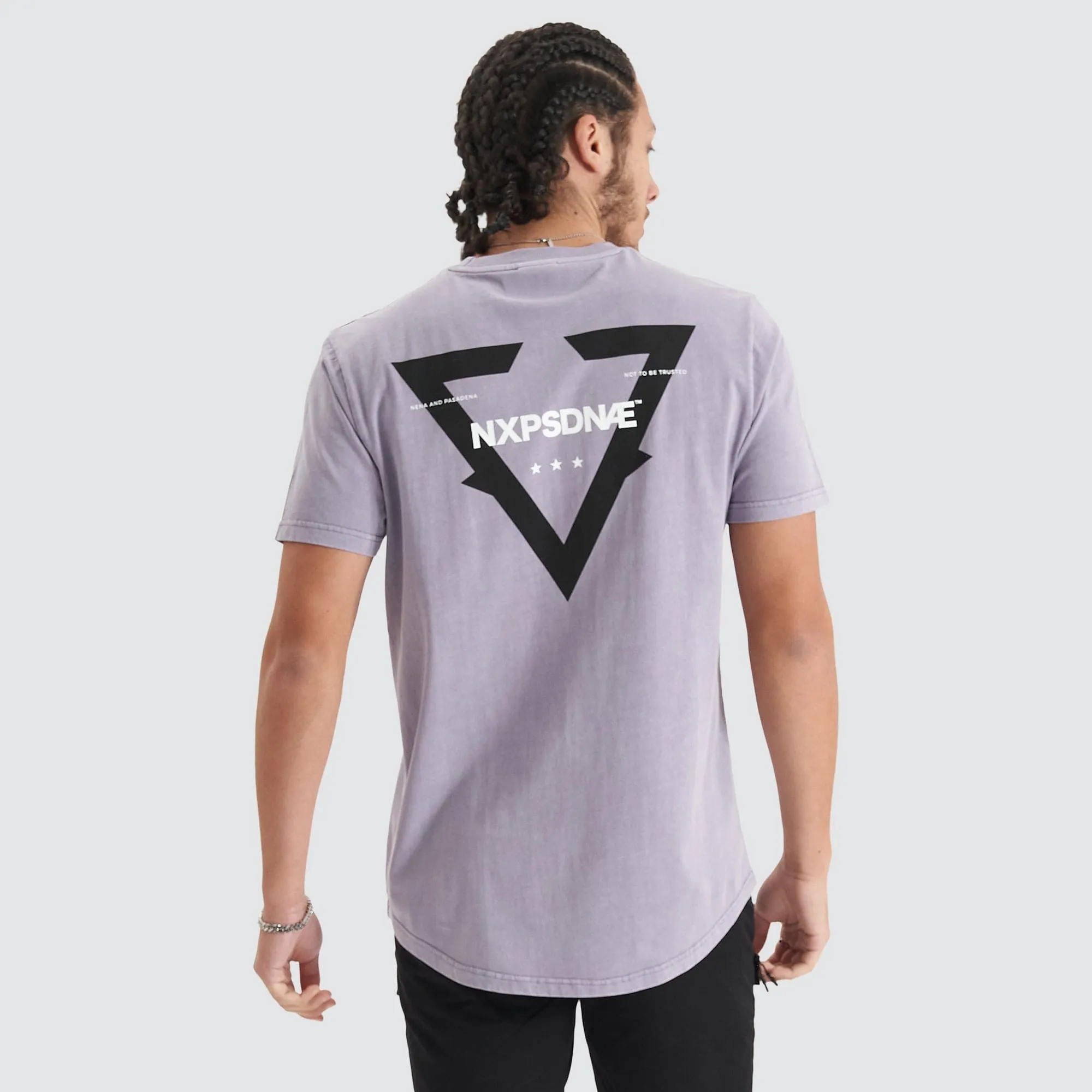 Hunter Dual Curved Tee Pigment Purple Ash