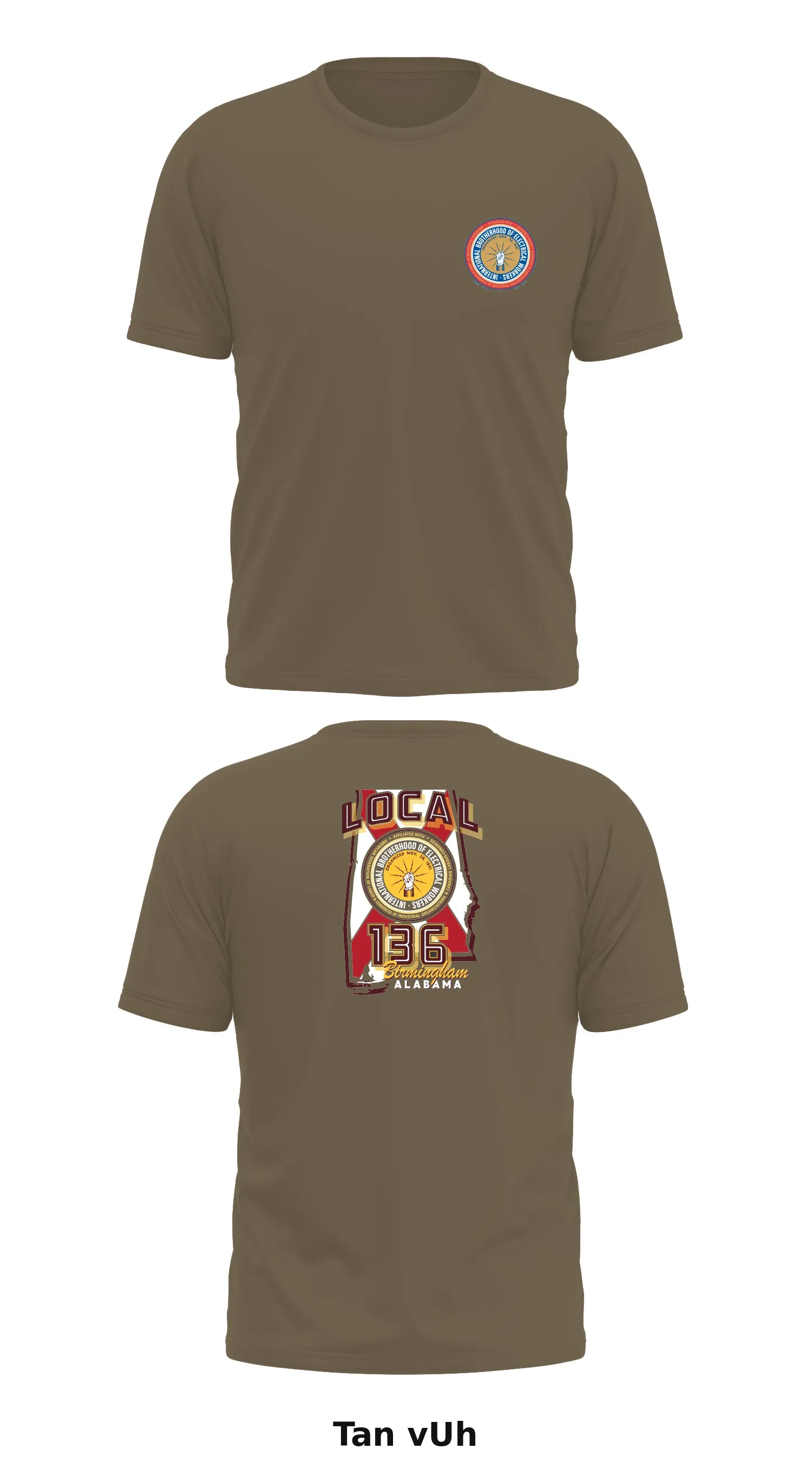 IBEW 136 Store 1 Core Men's SS Performance Tee - vUh