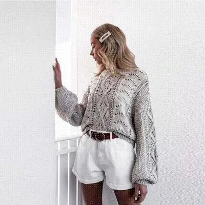 Intricate Knit Sweater (Multiple Colors)