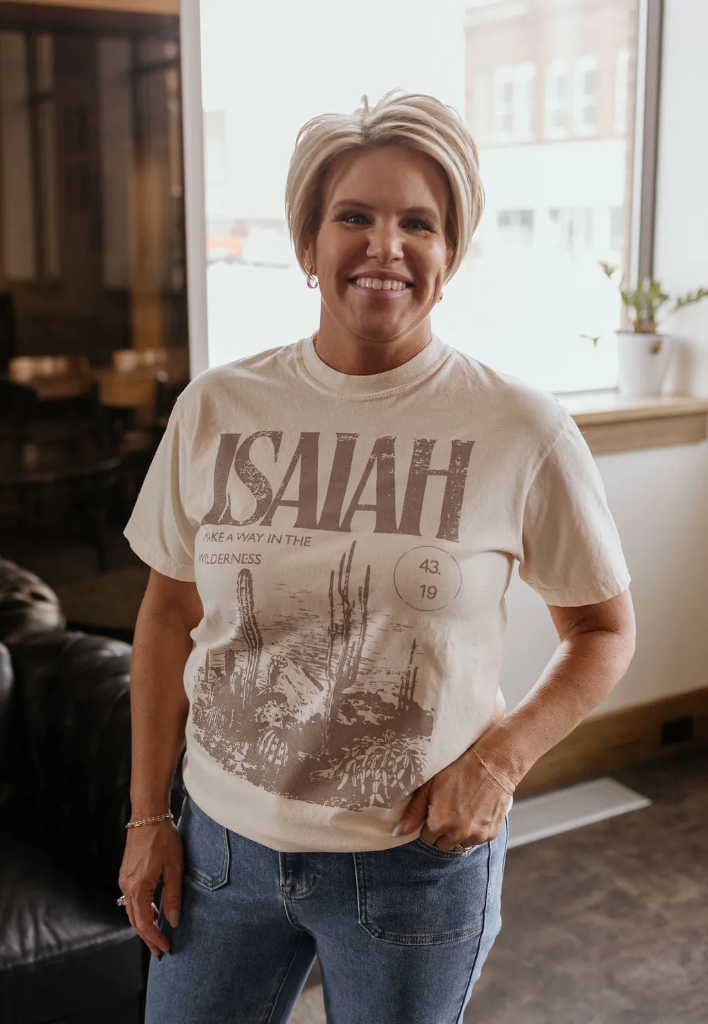 ISAIAH 43:19 GRAPHIC TEE