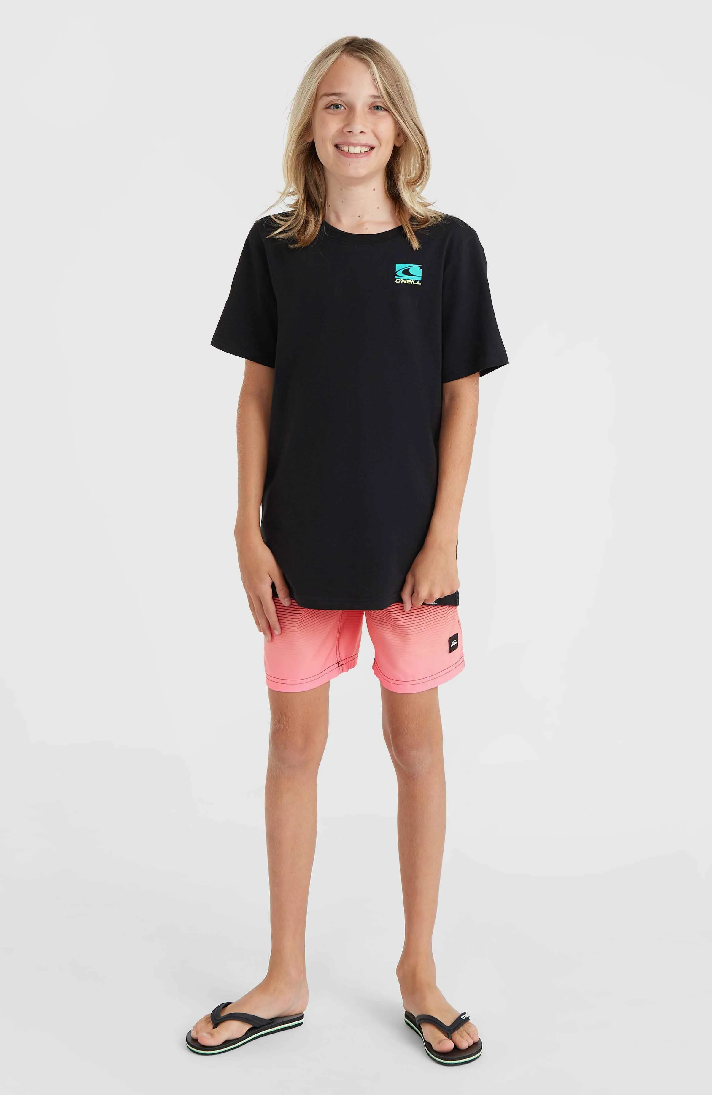 Jack O'Neill Cali Gradient 14'' Badehose | Black Simple Gradient Panel