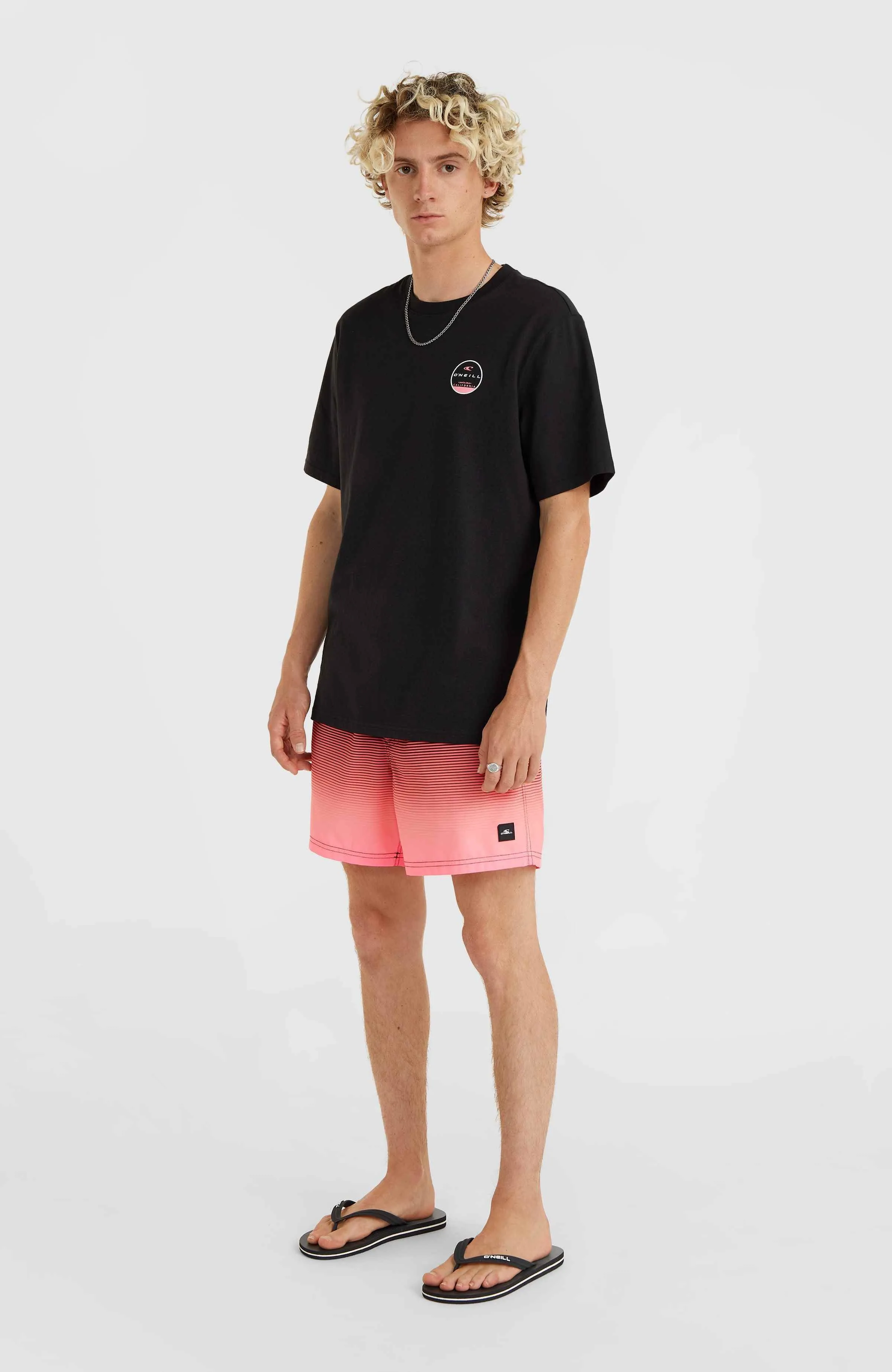 Jack O'Neill Cali Gradient 15'' Badehose | Black Simple Gradient Panel